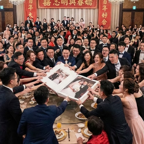 婚紗本被翻爛